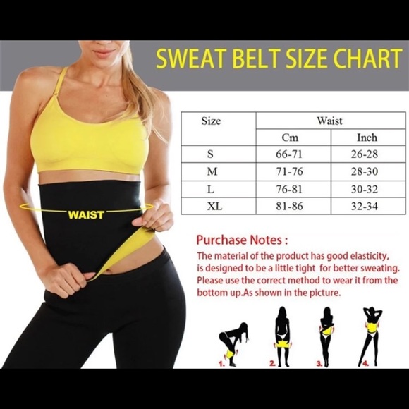 Neoprene slimming hot shaper bundle of 4 Med - Picture 7 of 8